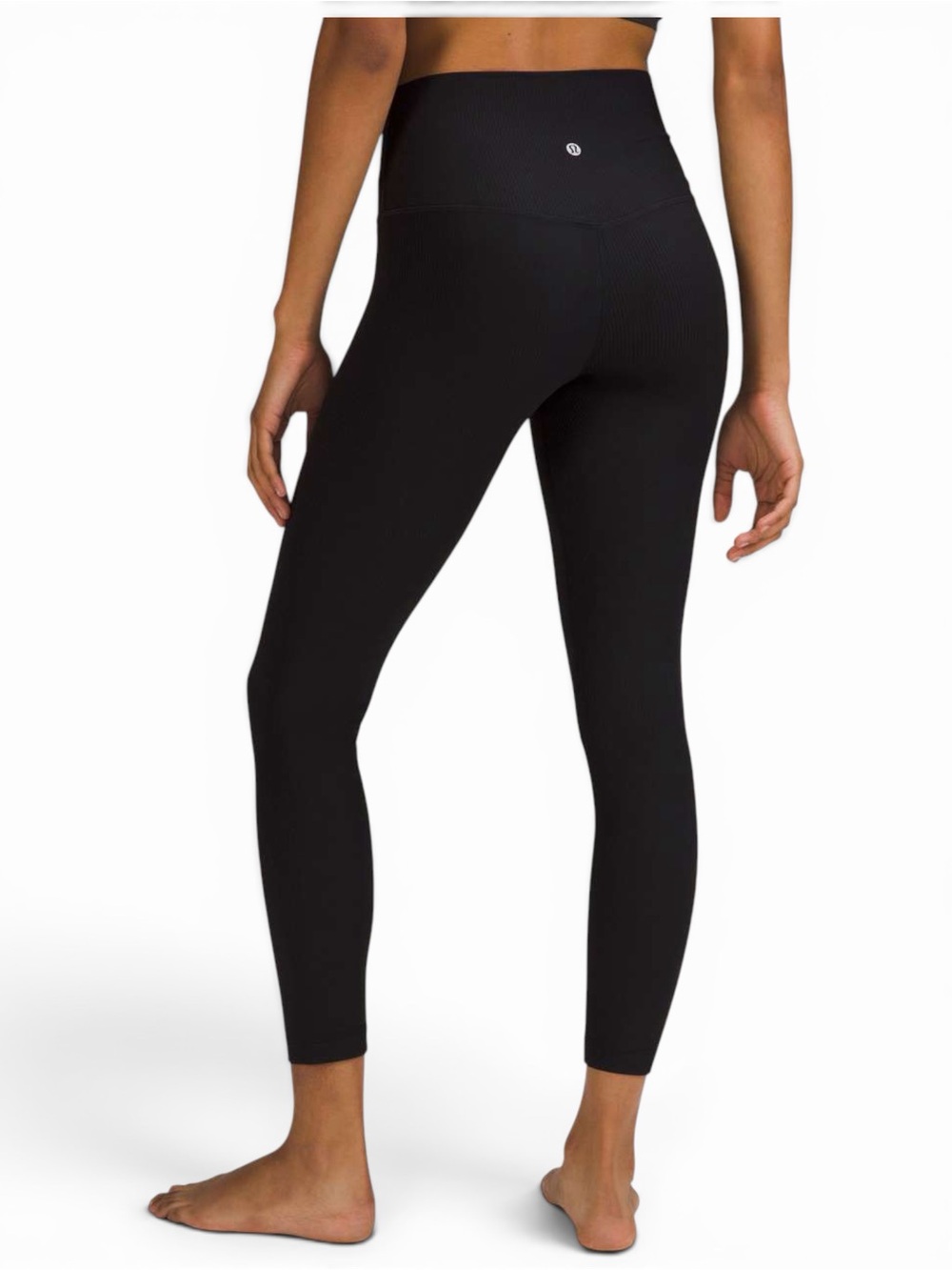 Lululemon – Align Ribbed High-Rise 25” Leggings Nulu Yoga Pants – Black – Sz. 6